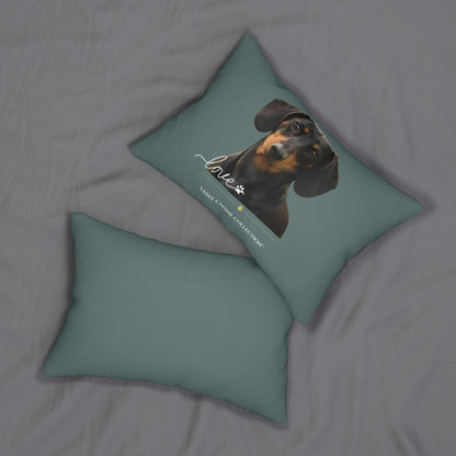Dachshund Love Lumbar Pillow