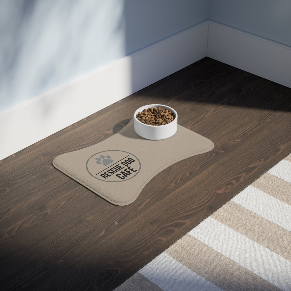 RESCUE DOG CAFÉ - Pet Feeding Mat 19″ × 14″