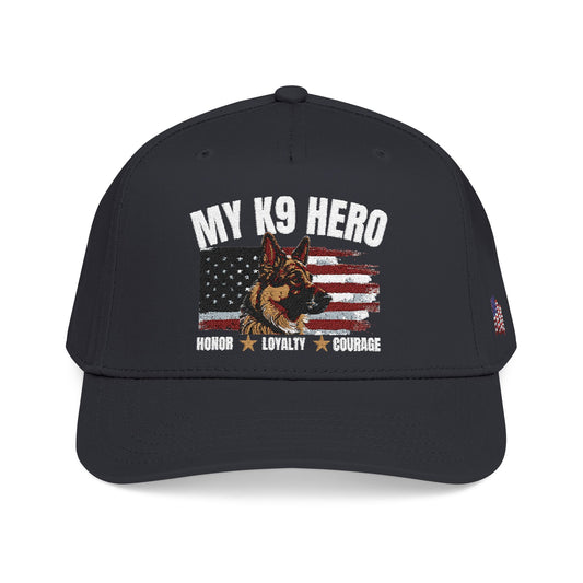 My K9 Hero embroidered hat - tribute gift for K9 handlers and dog lovers - Sassy Canine Collection

