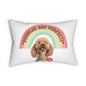 "POODLES ARE PERFECT!" Spun Polyester Lumbar Pillow