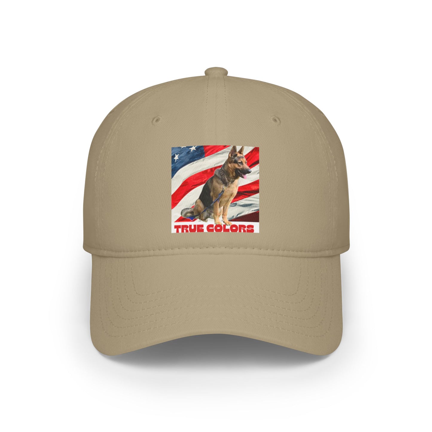 "True Colors" Military Dog Lover Baseball Cap