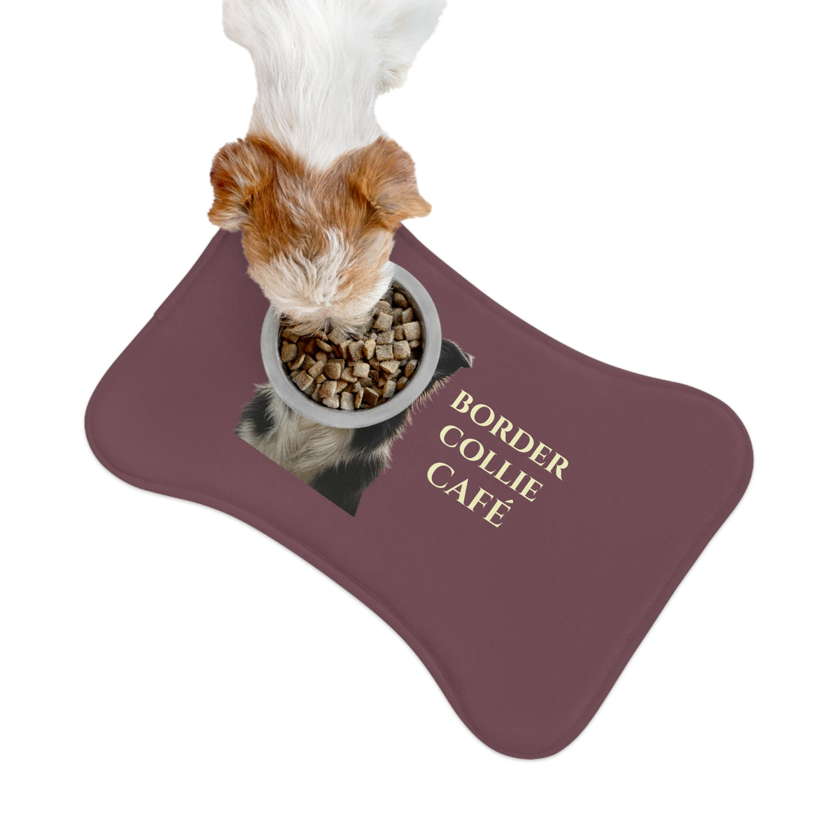BORDER COLLIE CAFÉ -  Pet Feeding Mats 19″ × 14″