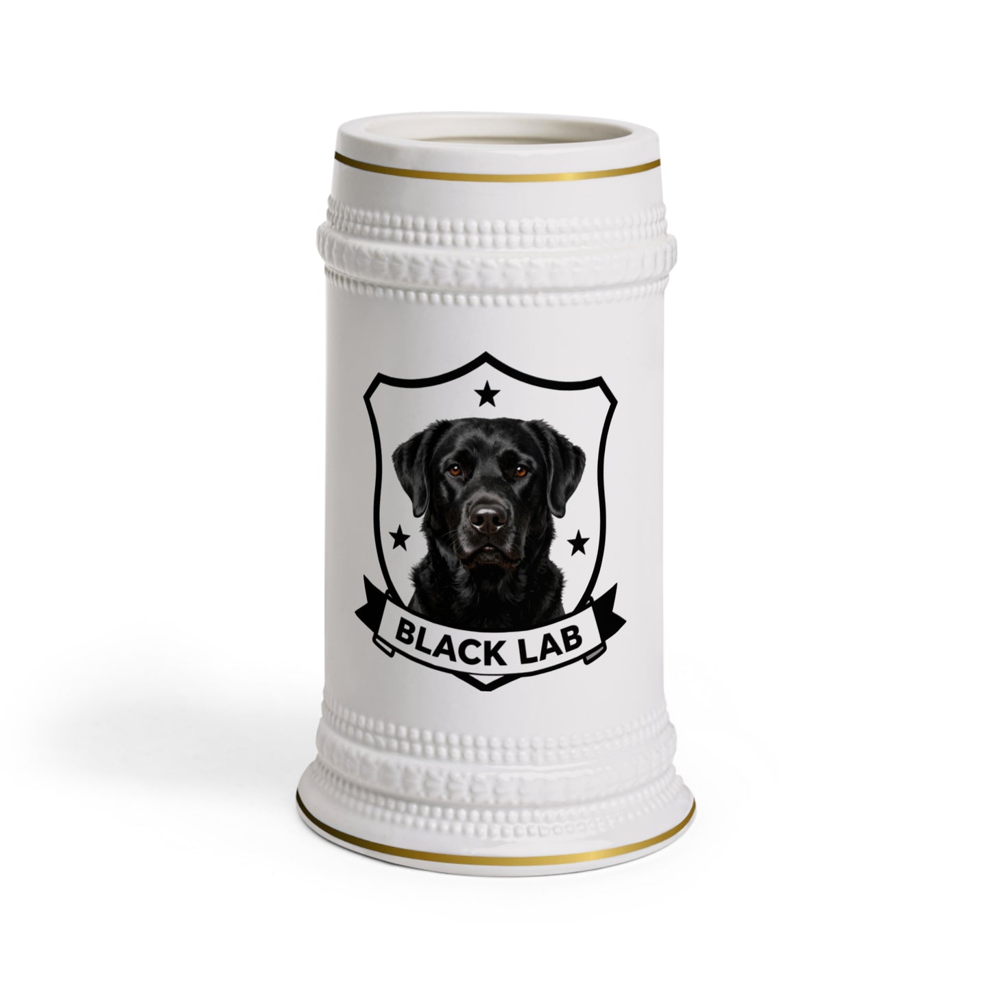 Black Labrador Beer Stein | Heritage Crest Collection