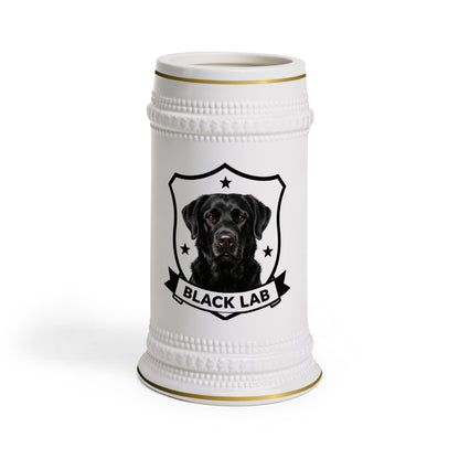 Black Labrador Beer Stein | Heritage Crest Collection