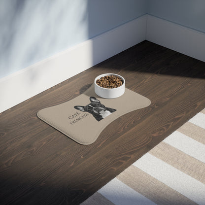 CAFÉ FRENCHIE - Pet Feeding Mat 19″ × 14″