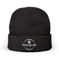 Black Beanie Rescue Dog Dad Winter Hat