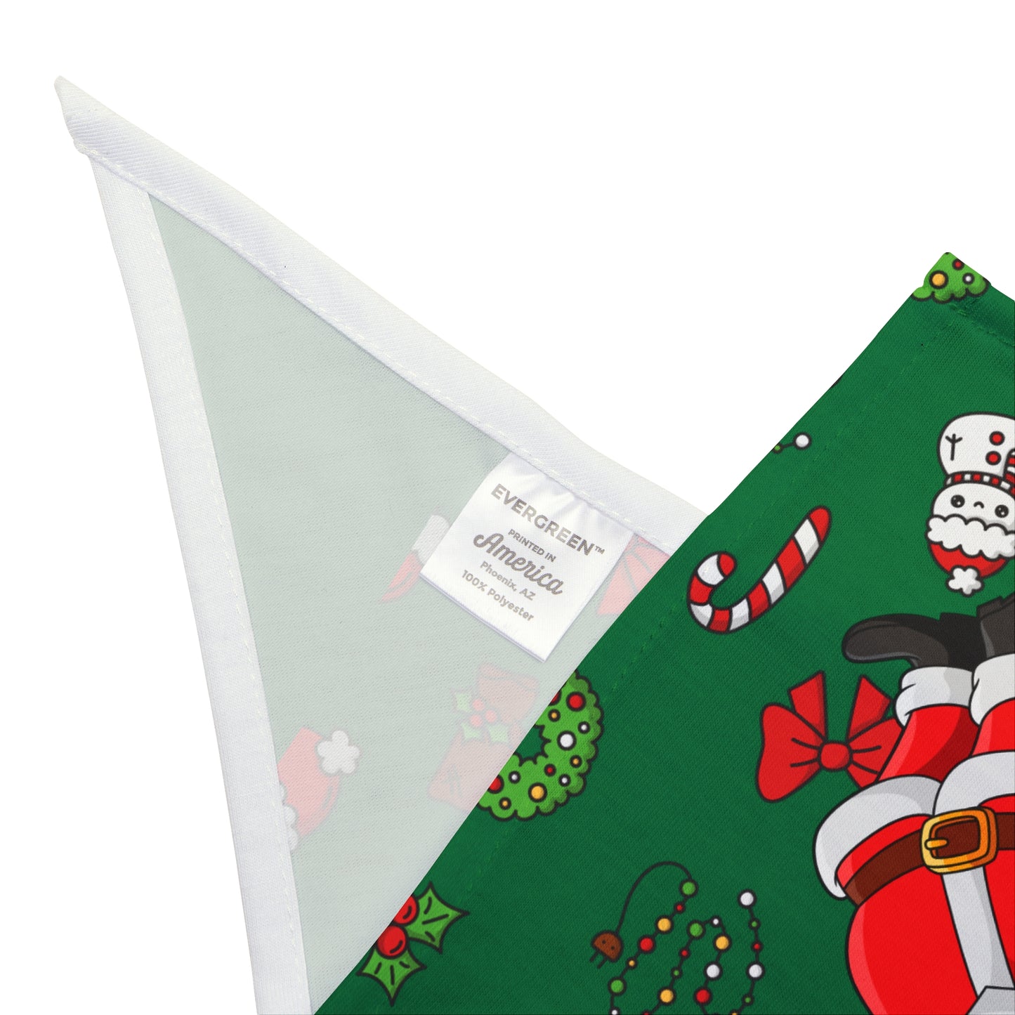 "Holiday Christmas Dog Bandana"