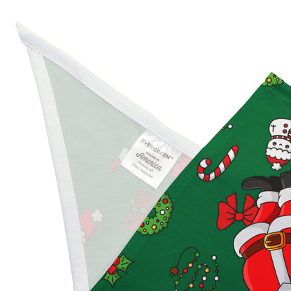 "Holiday Christmas Dog Bandana"