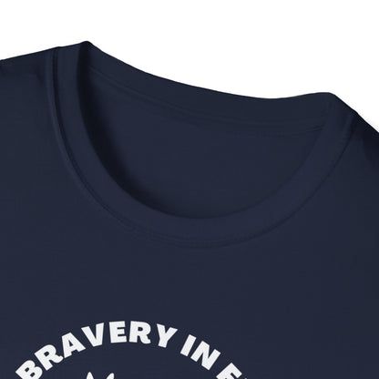 "Bravery in Fur....Loyalty in Action"  K-9 Lovers Unisex Softstyle T-Shirt