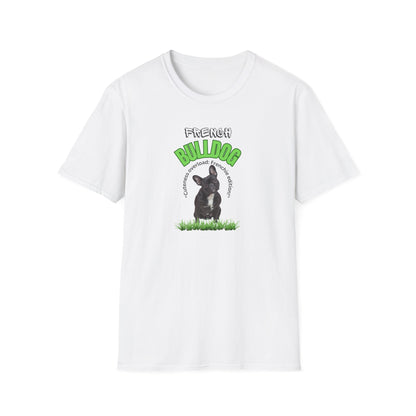 "French Bulldog.... Cuteness Overload...Frenchie Edition"  French Bulldog lover Unisex Softstyle T-Shirt