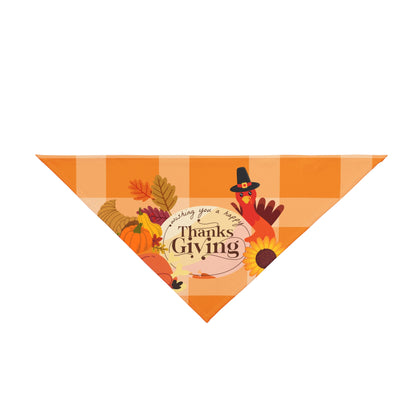 "Thanksgiving Dog Bandana"