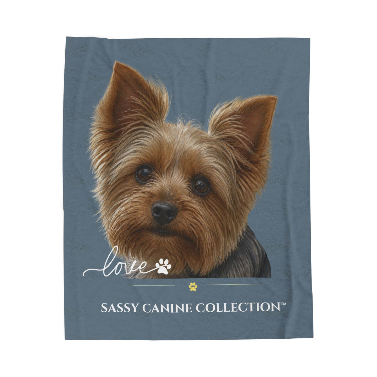 Yorkshire Terrier Lover Plush Throw Blanket | Sassy Canine Collection