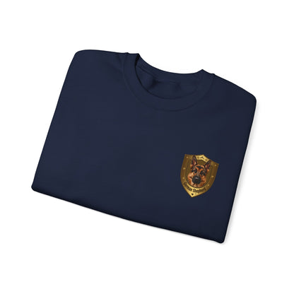 German Shepherd Gold Crest Crewneck Sweatshirt