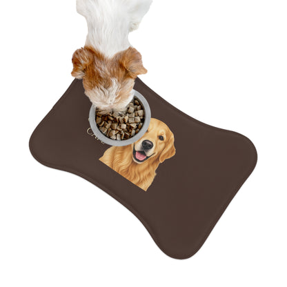 THE GOLDEN CAFÉ - Pet Feeding Mat 19″ × 14″