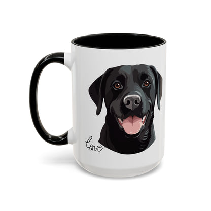 Black Labrador Love Mug (11oz)