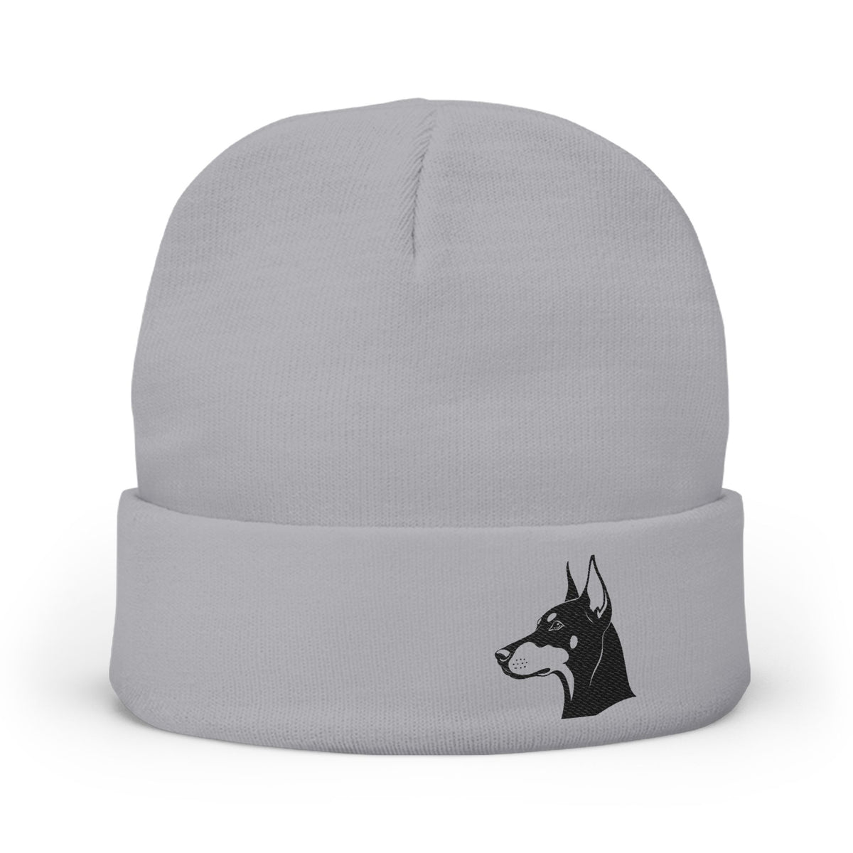 Doberman Embroidered Knit Beanie | SASSY CANINE COLLECTION™ | Premium Winter Hat