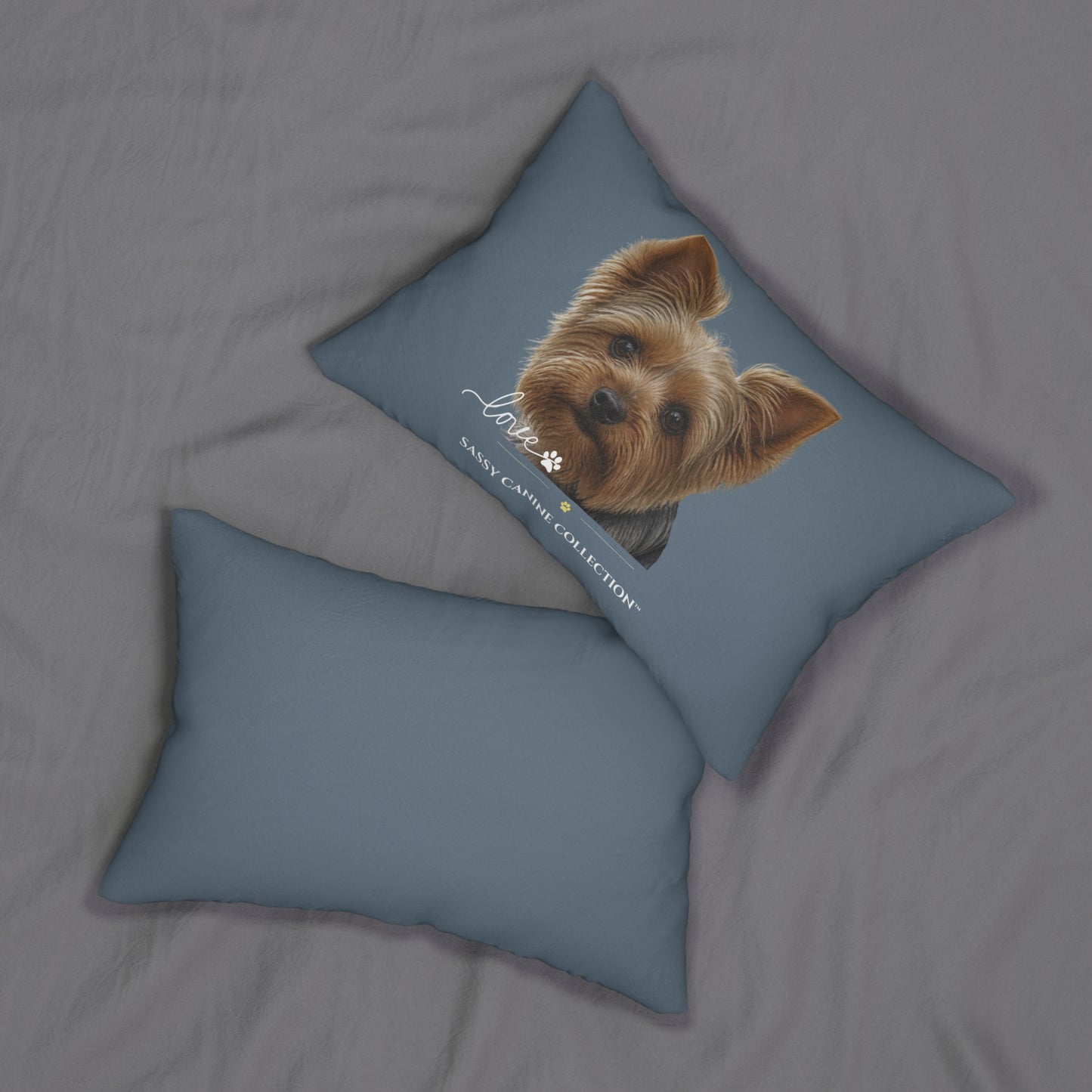 Yorkshire Terrier Lover Decorative Pillow | Sassy Canine Collection