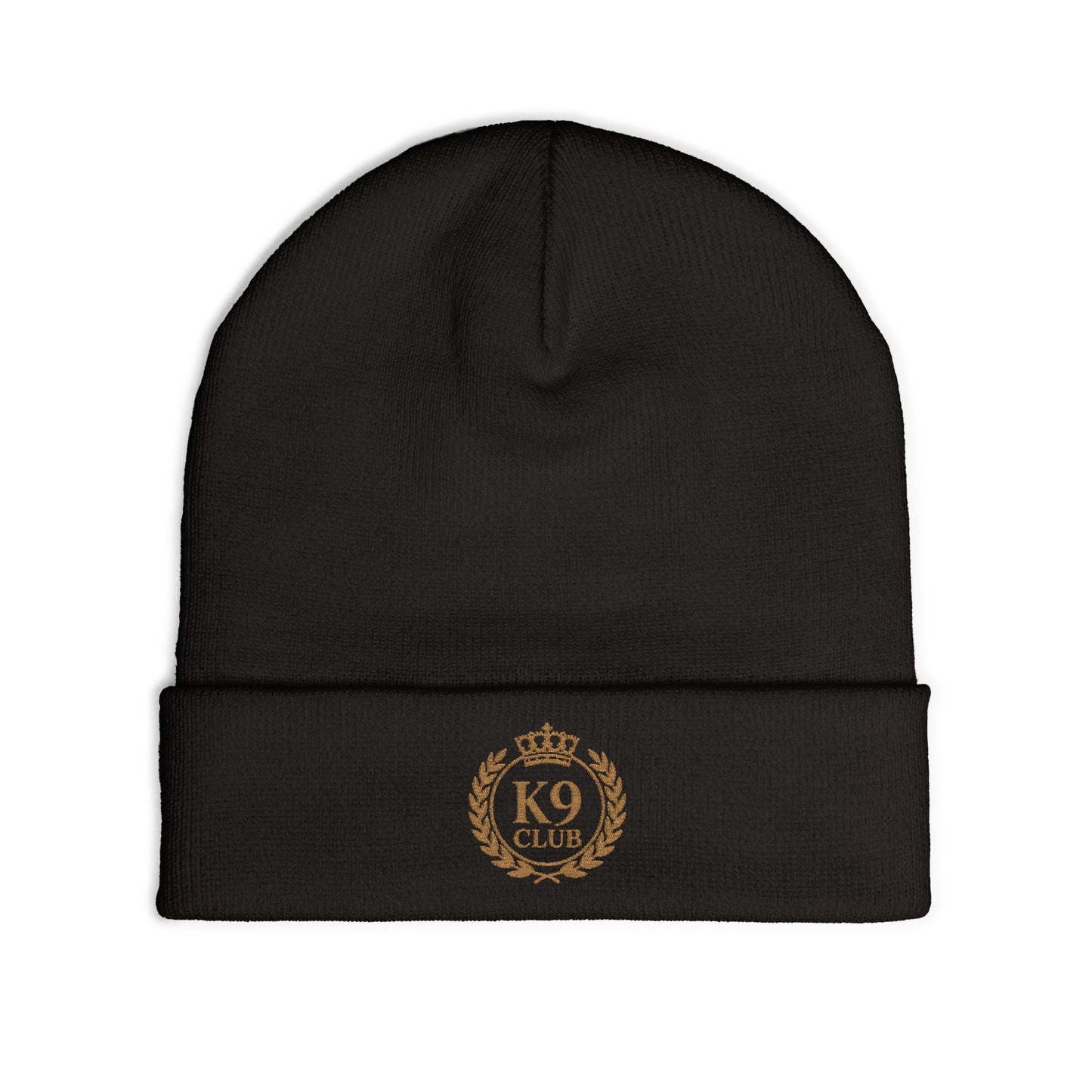 K9 Club Embroidered Knit Beanie | Premium Dog Lover Winter Hat | Sassy Canine Collection