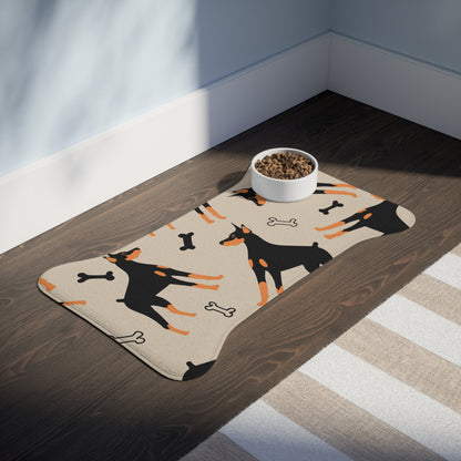 Doberman Lover Pet Feeding Mats