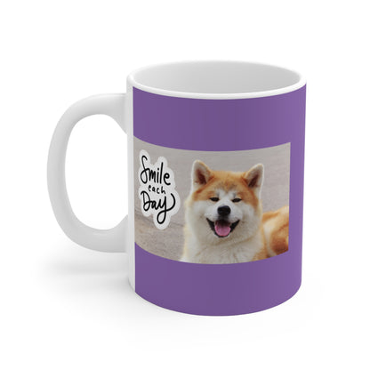 "Smile Every Day" Dog Lover 11oz Mug