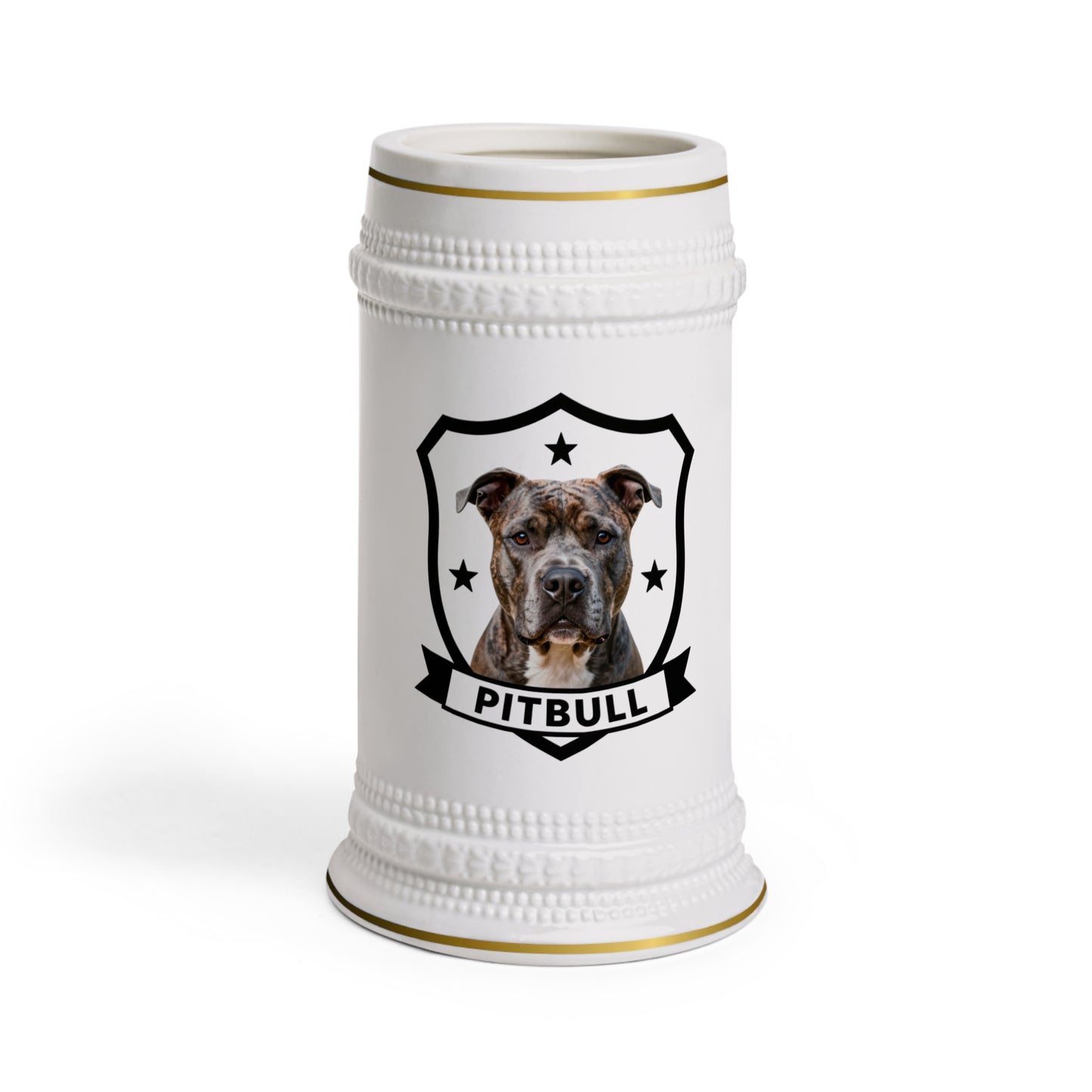 Pitbull Beer Stein | Heritage Crest Collection