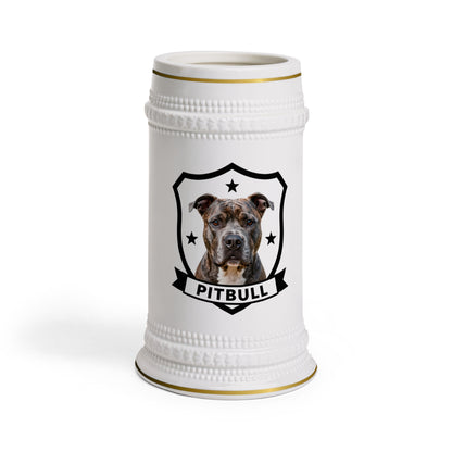 Pitbull Beer Stein | Heritage Crest Collection
