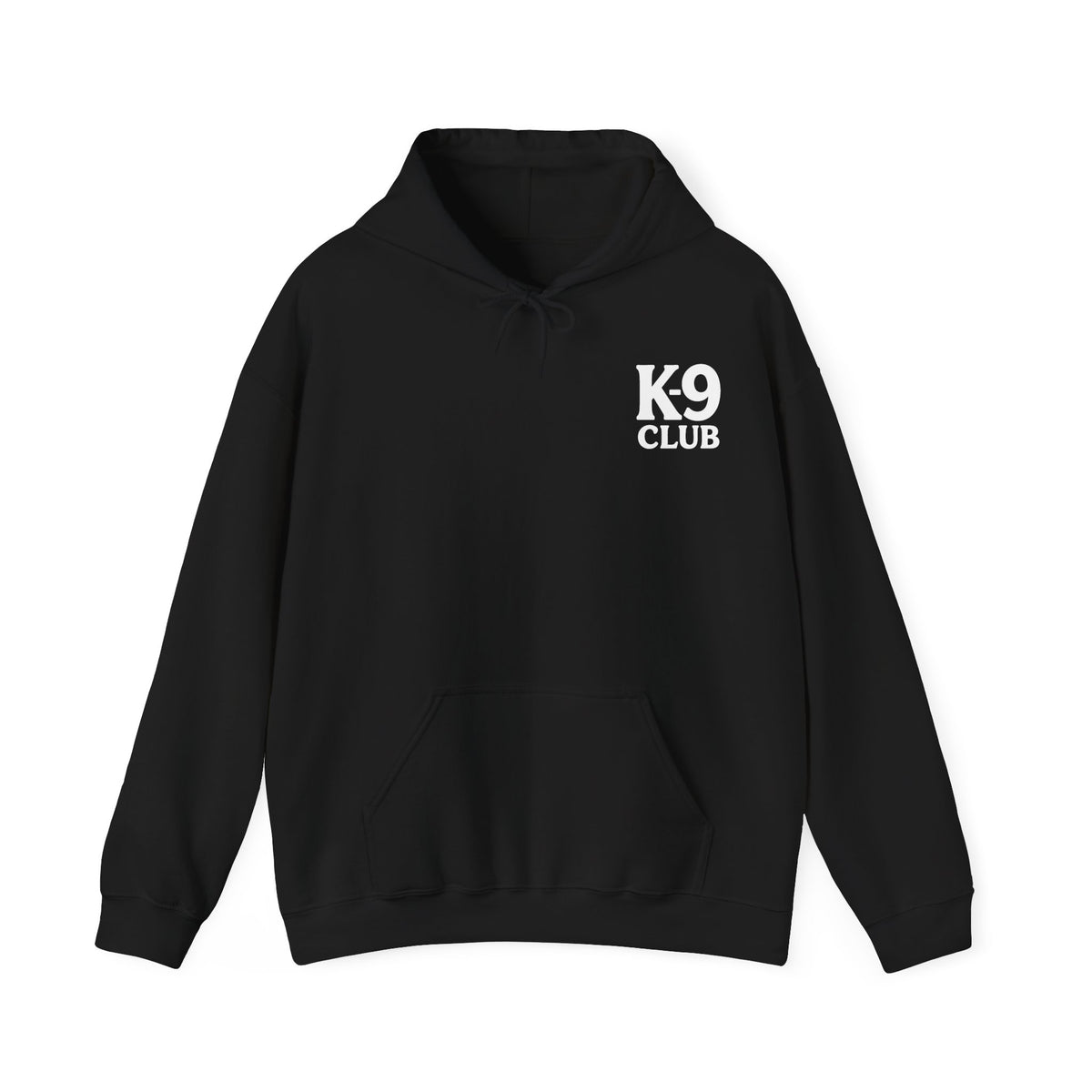 BLACK HOODIE K-9 CLUB