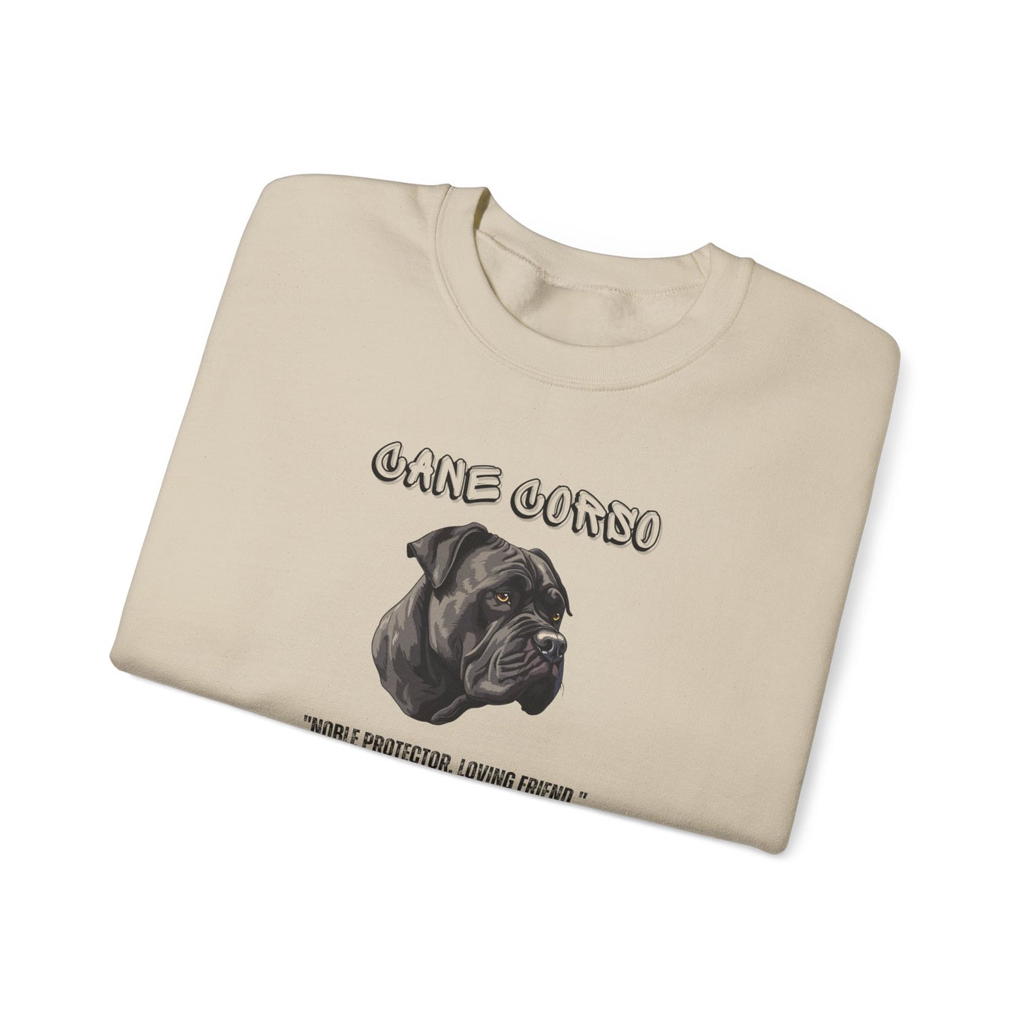 "Cane Corso Dog Lover Sweatshirt Noble Protector, Loyal Friend" Unisex Heavy Blend™ Crewneck Sweatshirt