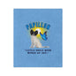 "Papillon...LIttle Dogs With Wings Of Joy." Papillon dog lovers Velveteen Microfiber Blanket