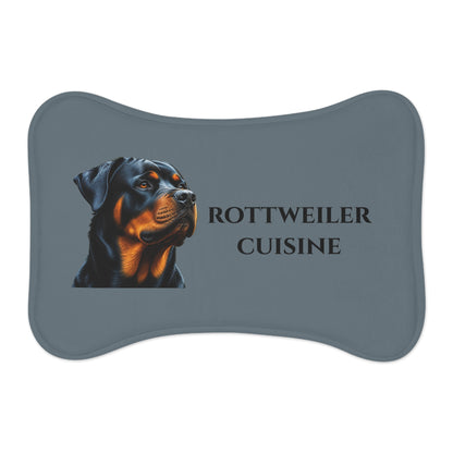 Rottweiler Cuisine - Pet Feeding Mat – 19″ × 14″