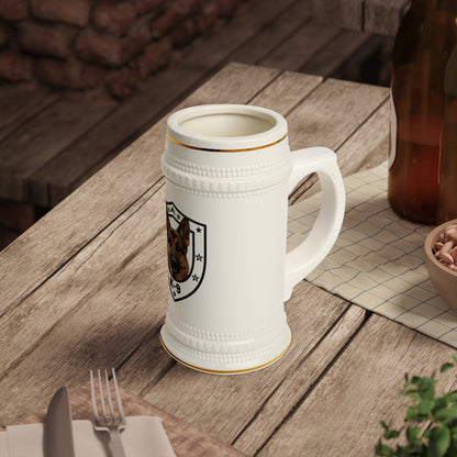 Premium Dog Lover Beer Stein | Heritage Crest Collection
