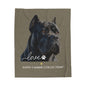Cane Corso Velveteen Plush Blanket