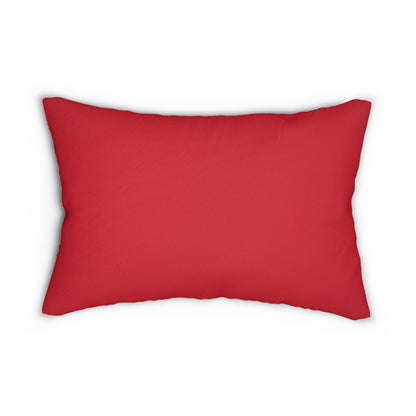 "Christmas Labradoodle Puppy Lover Pillow" Spun Polyester Lumbar Pillow