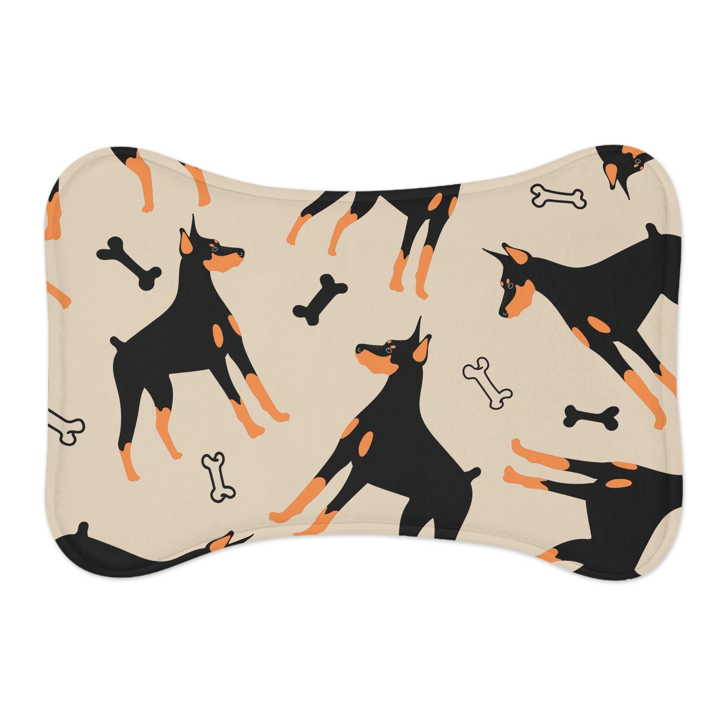 Doberman Lover Pet Feeding Mats