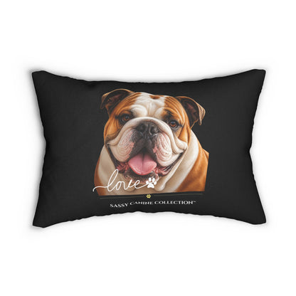 English Bulldog 14x20 Lumbar Pillow Designed by Sassy Canine Collection