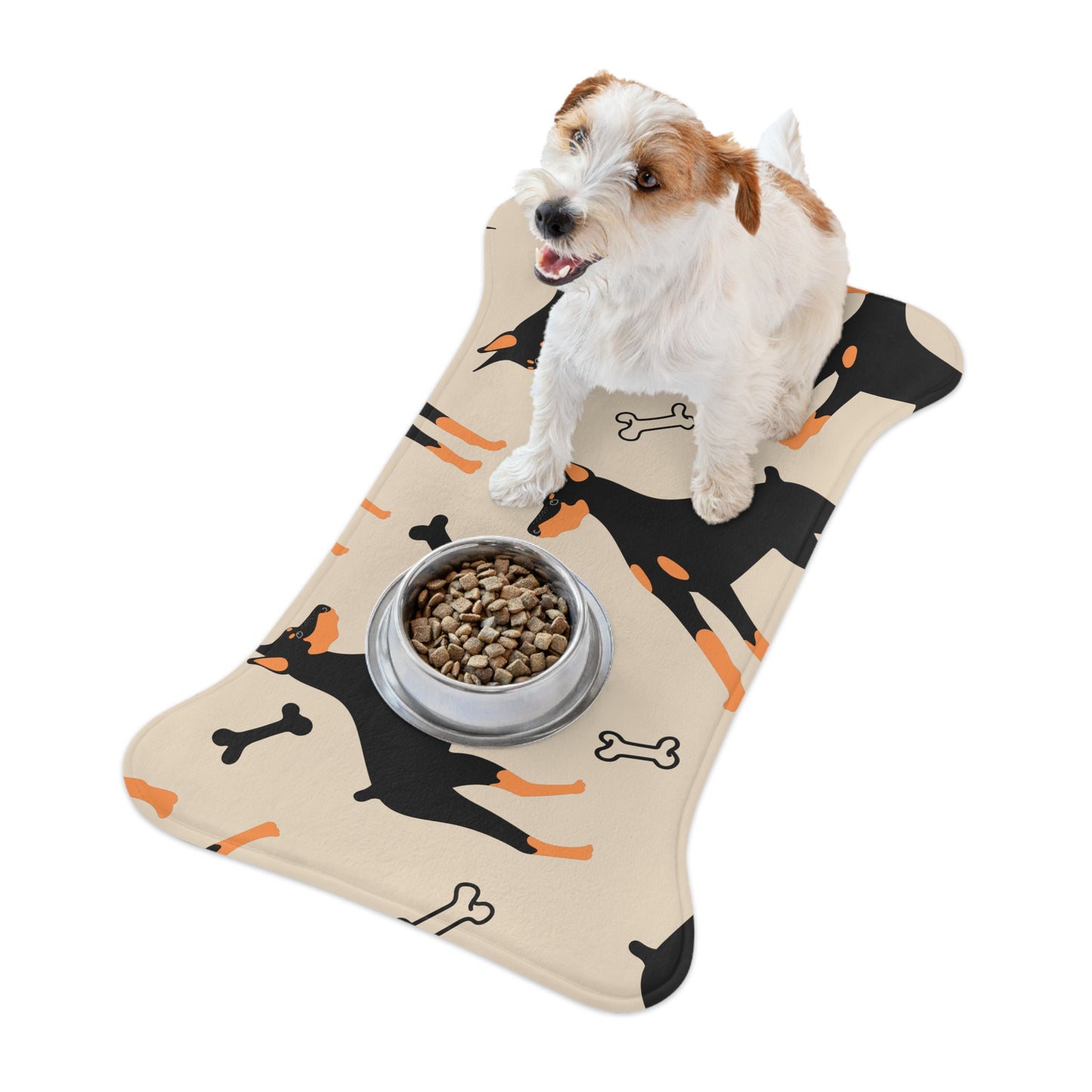 Doberman Lover Pet Feeding Mats