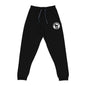 Black sweatpants with a white Protected by K9 Logo
