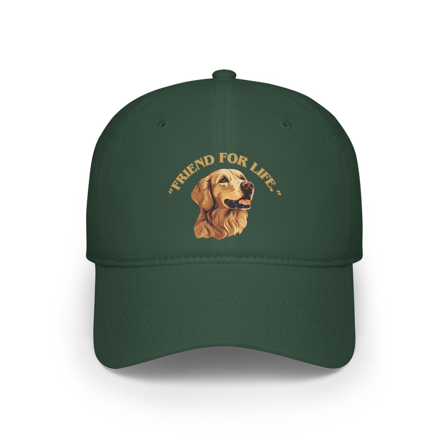 "Friend For Life" Golden Retriever Lover Baseball Cap