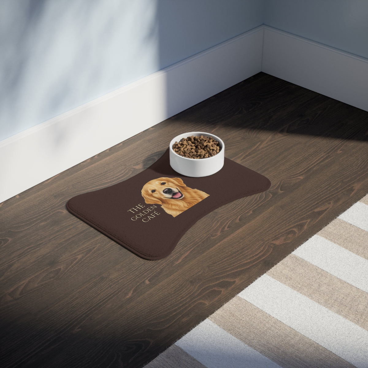 THE GOLDEN CAFÉ - Pet Feeding Mat 19″ × 14″