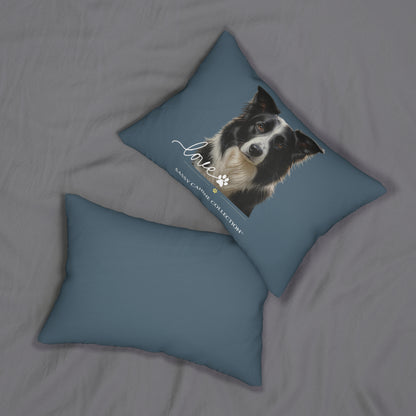 Border Collie Love Lumbar Pillow | Border Collie Lover Gift