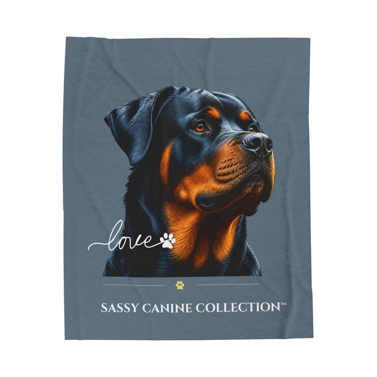 Rottweiler Lover Plush Throw Blanket | Sassy Canine Collection