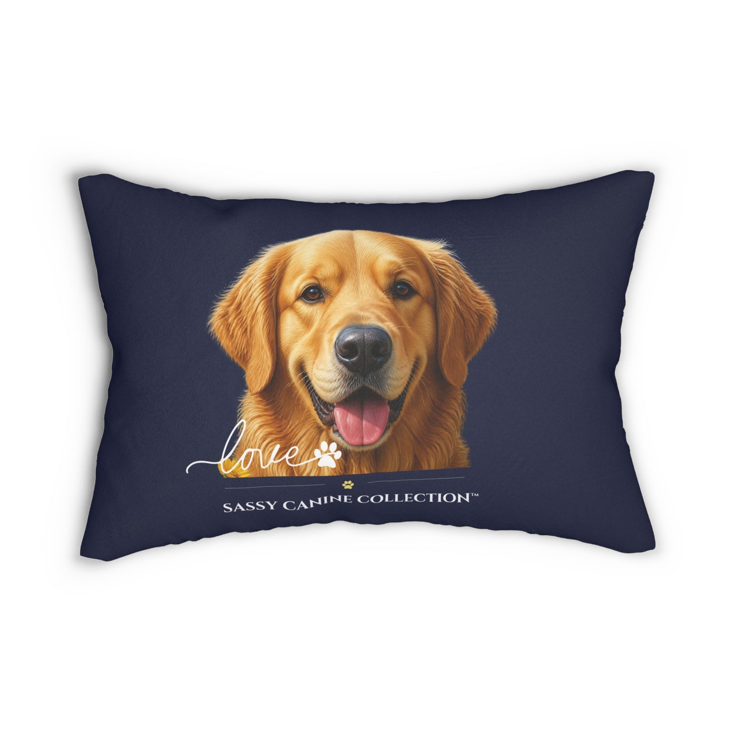 Golden Retriever Lover Decorative Pillow | Sassy Canine Collection