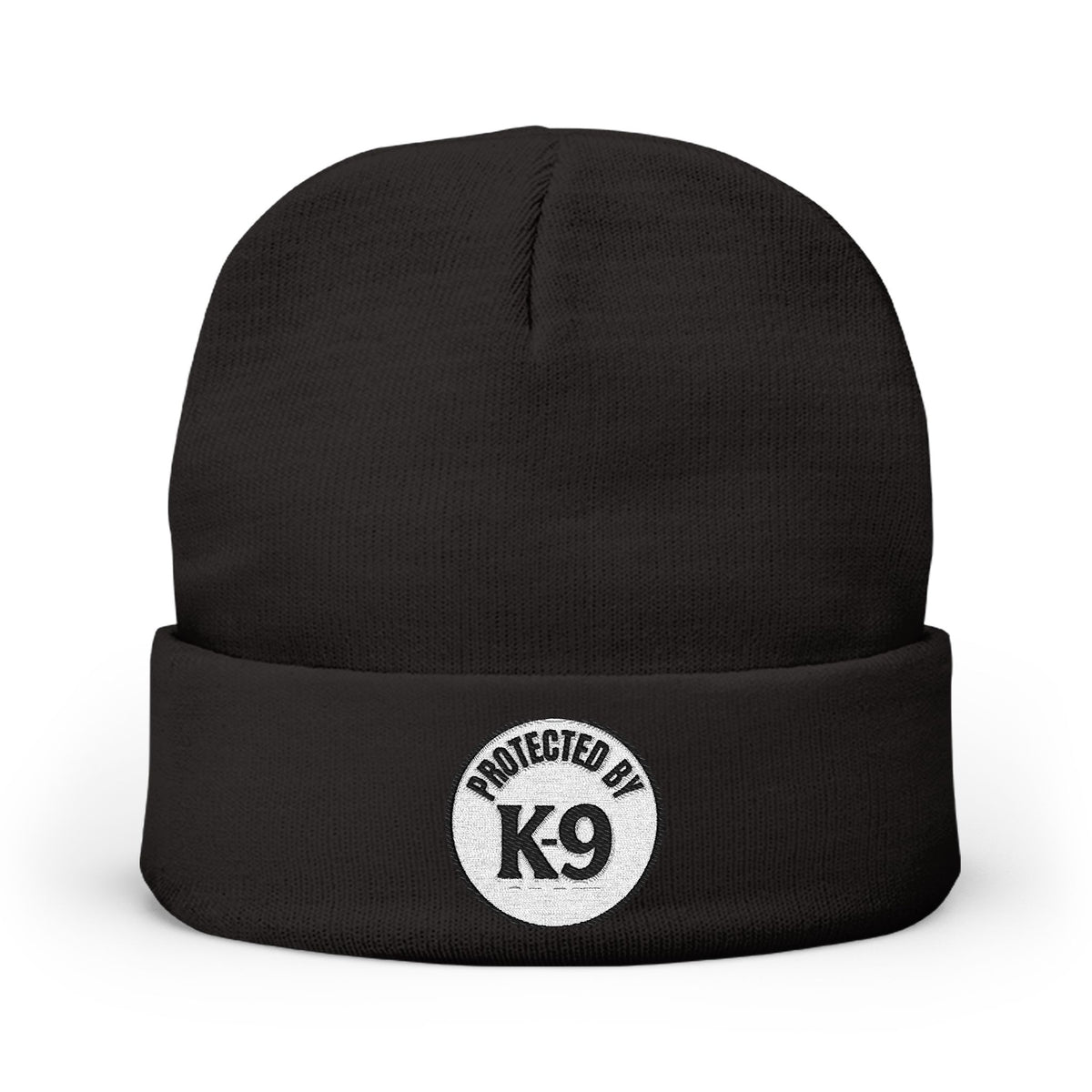 Protected by K-9 Embroidered Knit Hat
