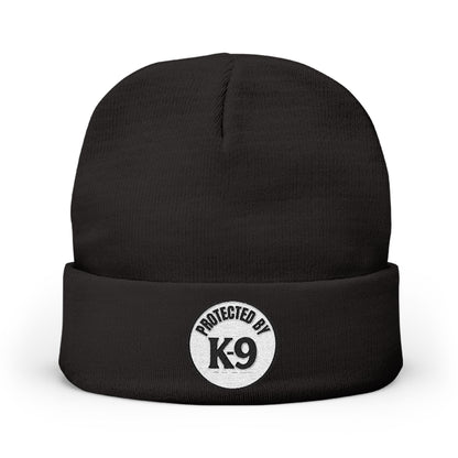 Protected by K-9 Embroidered Knit Hat