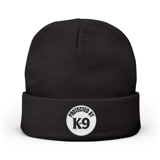 Protected by K-9 Embroidered Knit Hat