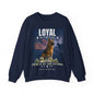 German Shepherd Loyal as the Flag Fierce as the Storm Sweatshirt