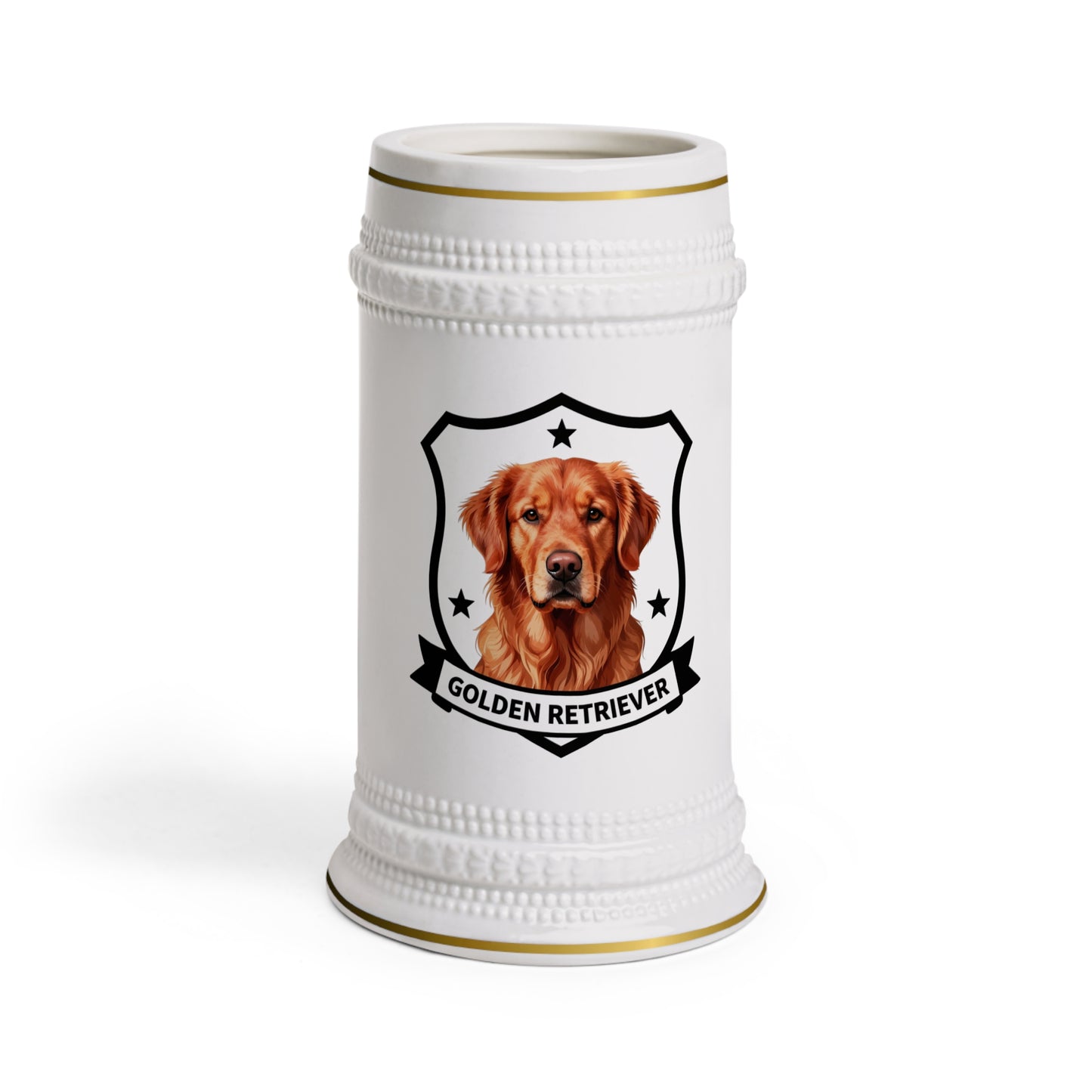 Golden Retriever Beer Stein | Heritage Crest Collection