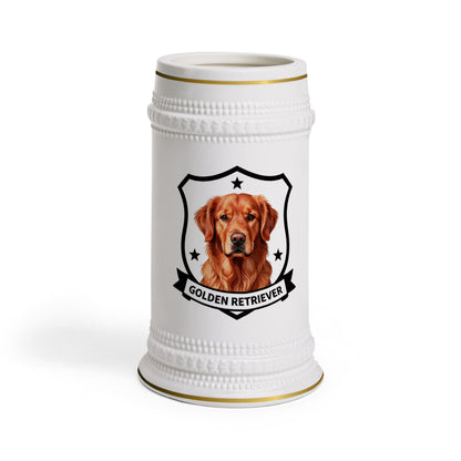 Golden Retriever Beer Stein | Heritage Crest Collection