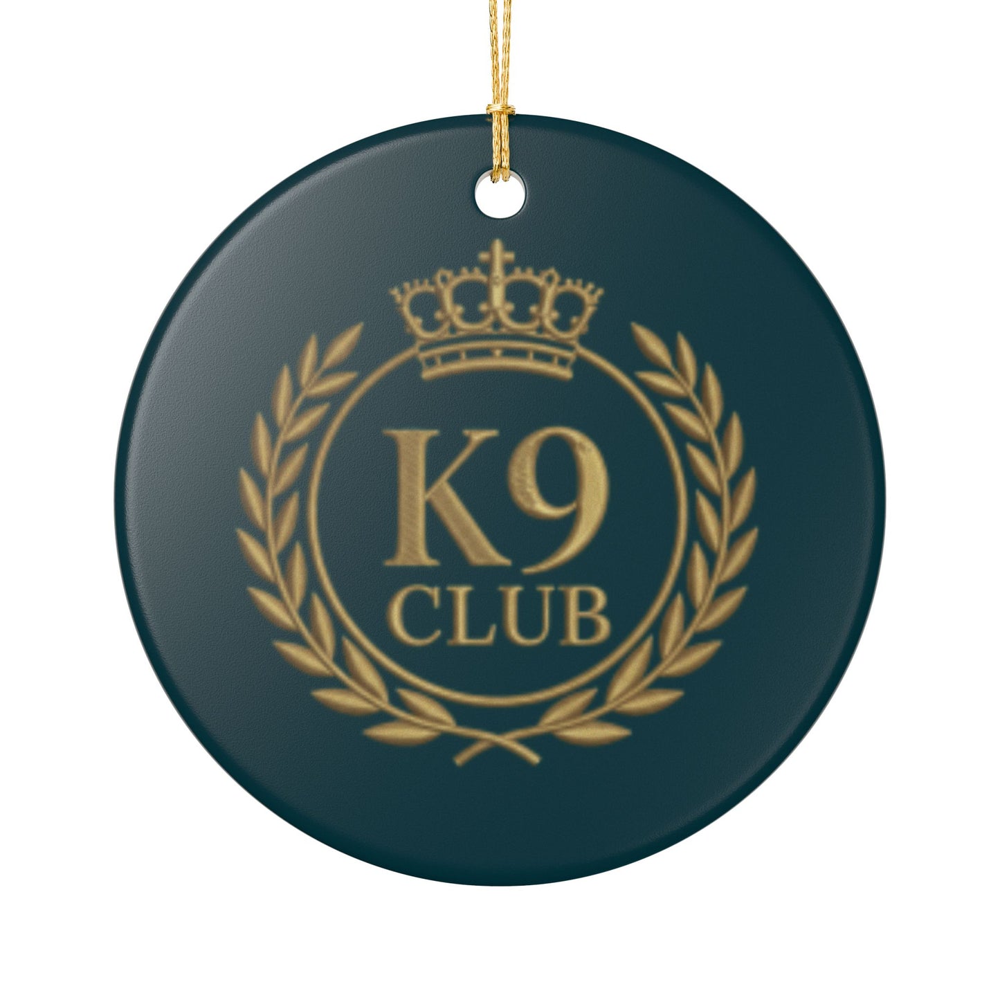 K9 Club Ceramic Christmas Ornament