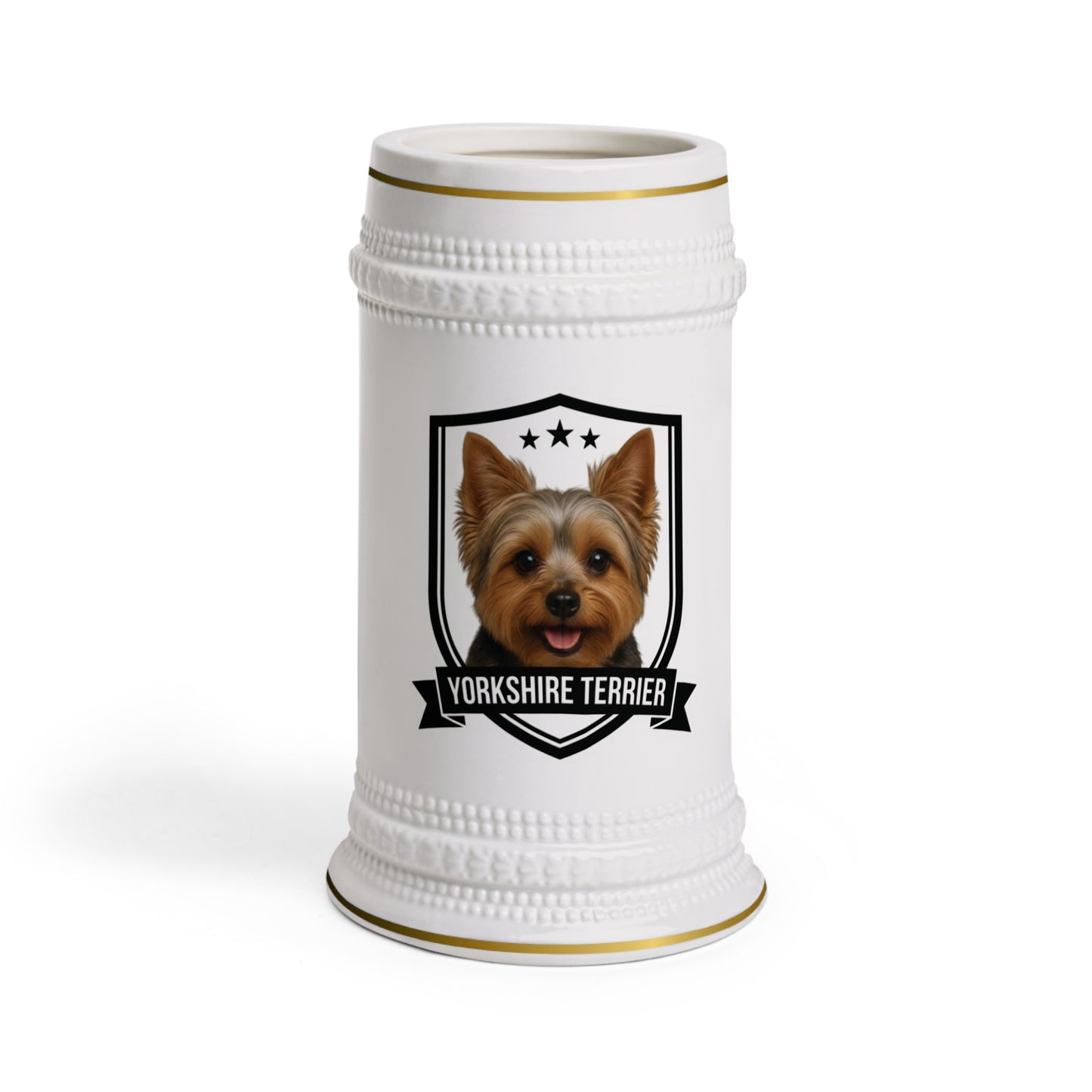 Yorkshire Terrier Beer Stein Mug | Heritage Crest Collection